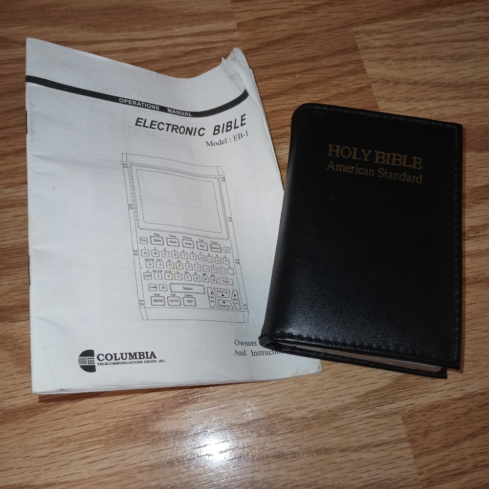 Vintage Electronic Bible. American Standard Version. Works!